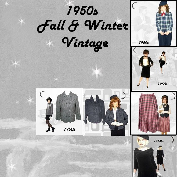 Blazer Tweed Multi Fleck, Fall Winter Double Breasted Jacket -- 50s Vintage! - Picture 11 of 16